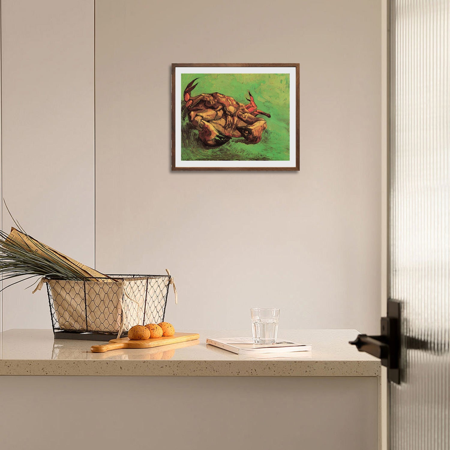 Vincent Van Gogh Crab On Its Back Wall Art Van Gogh Poster