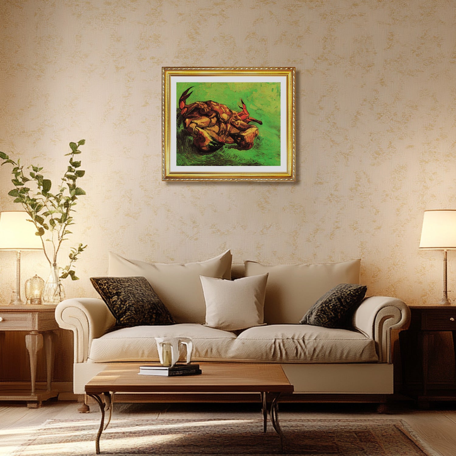 Vincent Van Gogh Crab On Its Back Wall Art Van Gogh Poster
