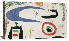 Sleeping Under The Moon Canvas Art