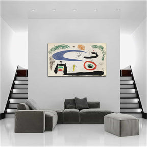 Sleeping Under The Moon Canvas Art