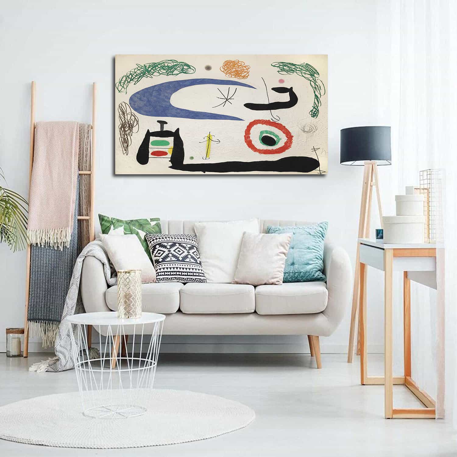 Sleeping Under The Moon Canvas Art