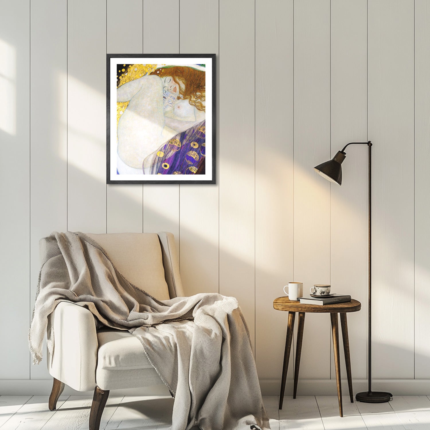 Gustav Klimt Wall Art Danae 1907 Poster Framed Klimt Art