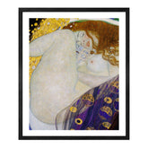 Gustav Klimt Wall Art Danae 1907 Poster Framed Klimt Art