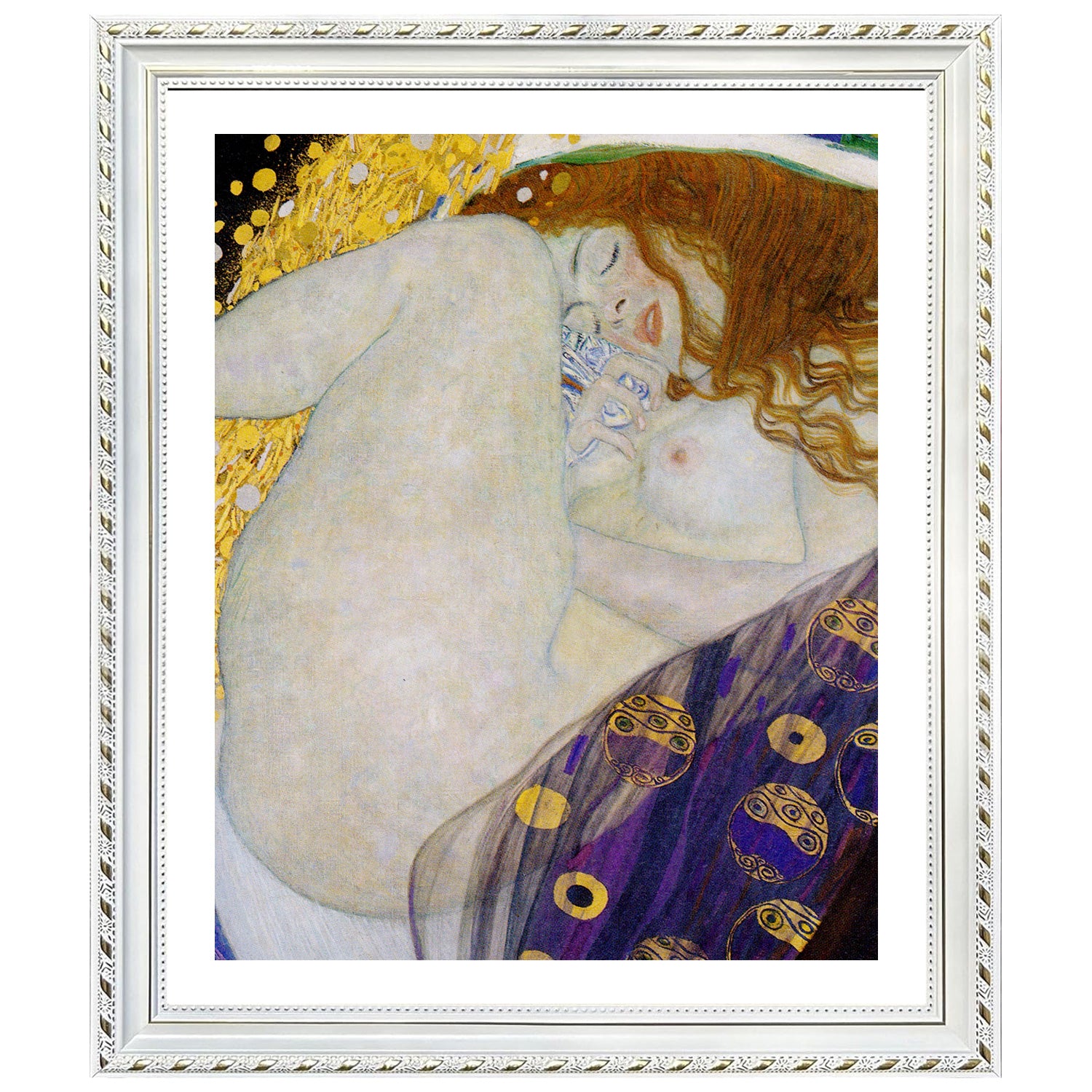 Gustav Klimt Wall Art Danae 1907 Poster Framed Klimt Art