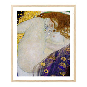 Gustav Klimt Wall Art Danae 1907 Poster Framed Klimt Art