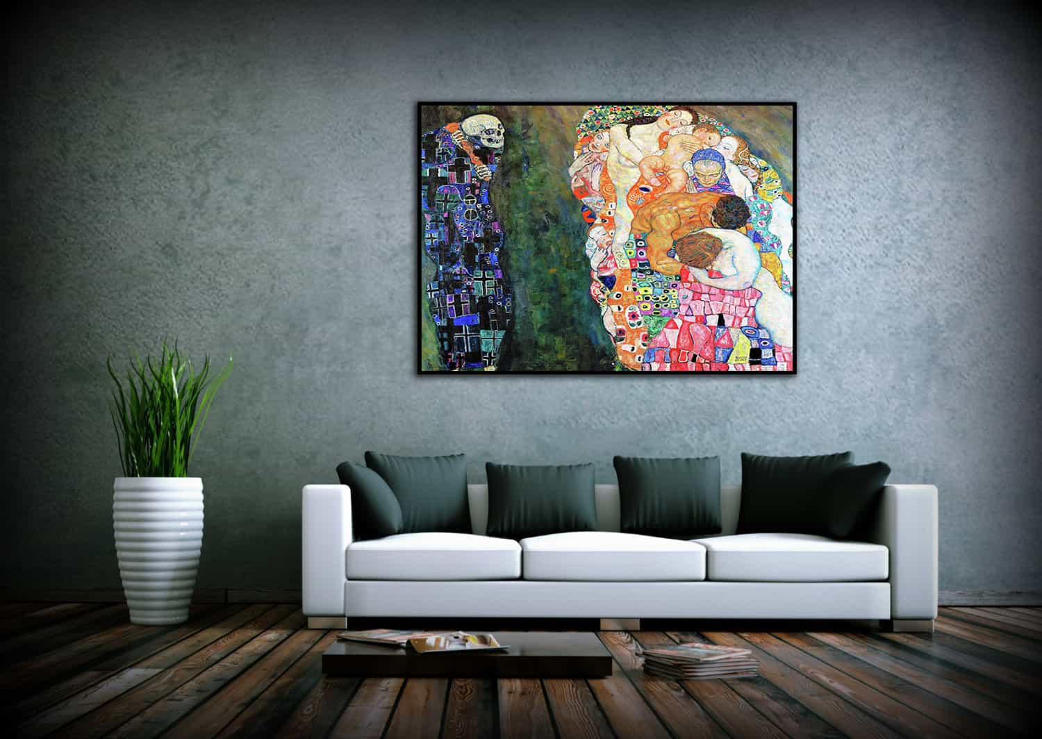 Death And Life Canvas Art