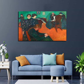 Death In The Sickroom Canvas Art