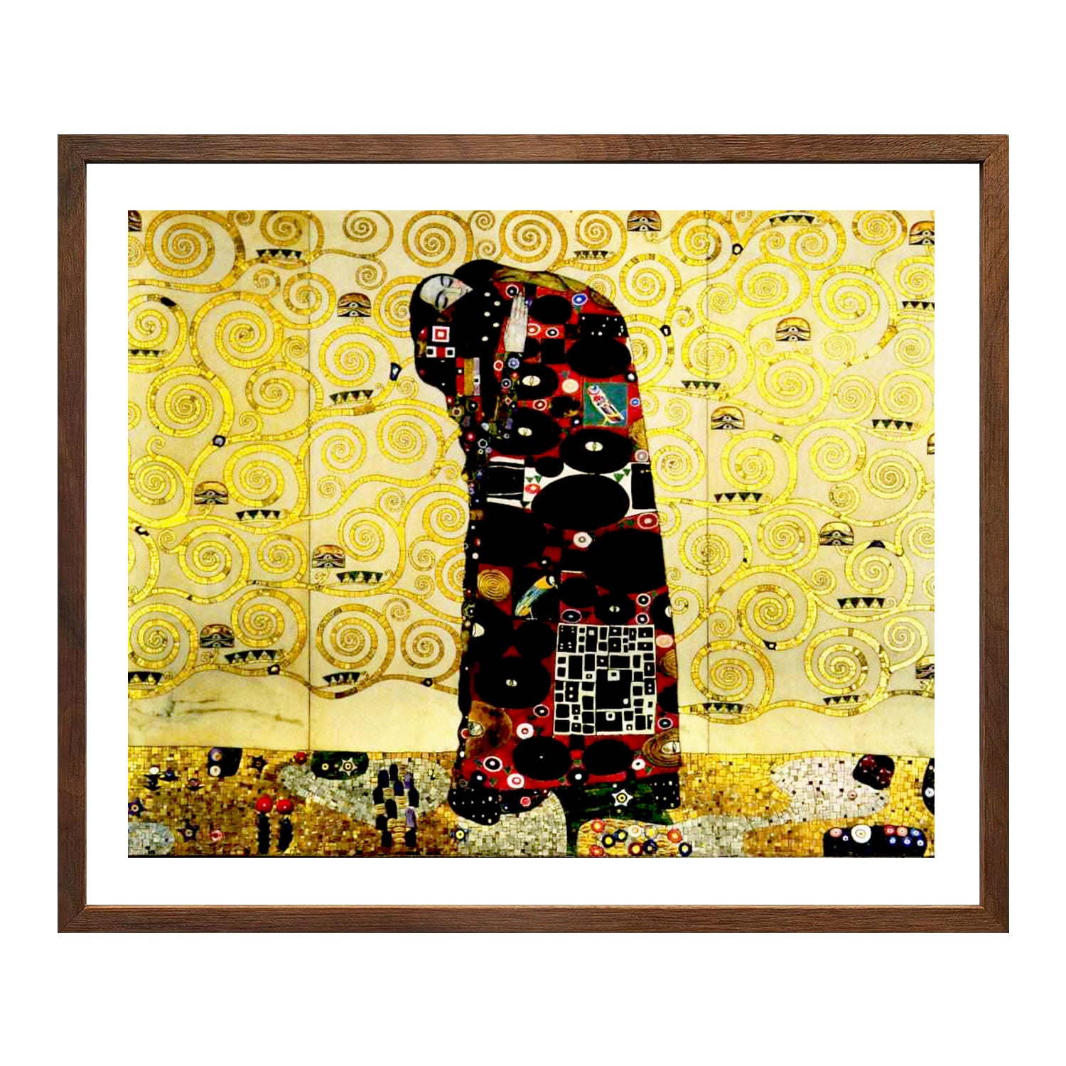 Gustav Klimt Wall Art The Embrace Poster Framed Klimt Art