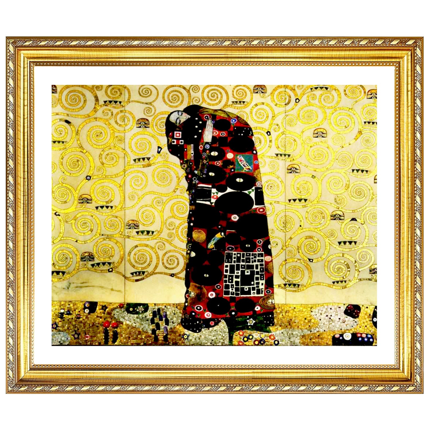 Gustav Klimt Wall Art The Embrace Poster Framed Klimt Art