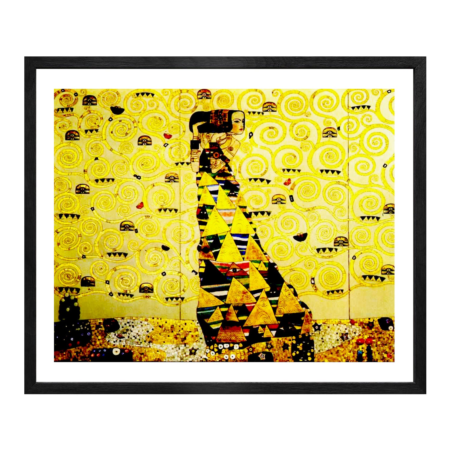Gustav Klimt Wall Art The Expectation Poster Framed Klimt Art