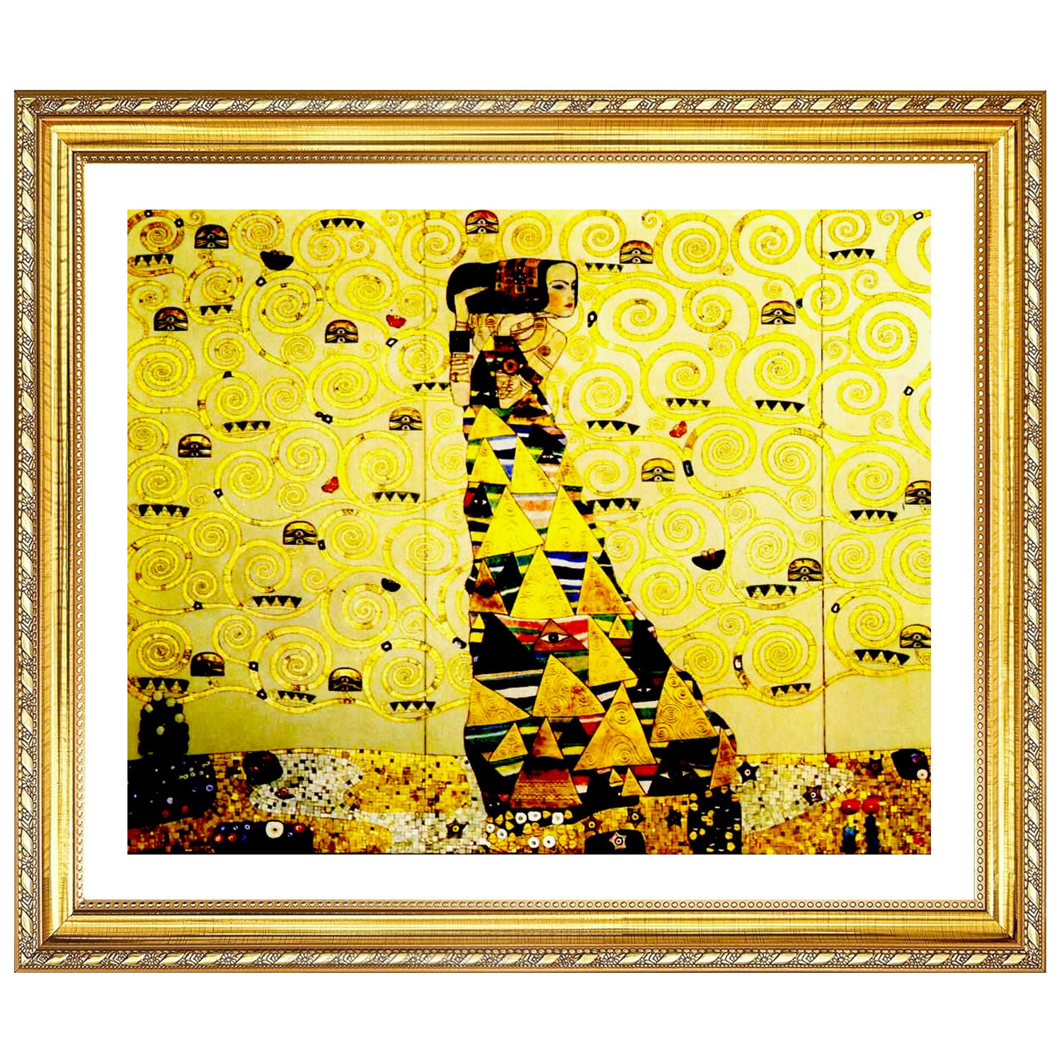 Gustav Klimt Wall Art The Expectation Poster Framed Klimt Art