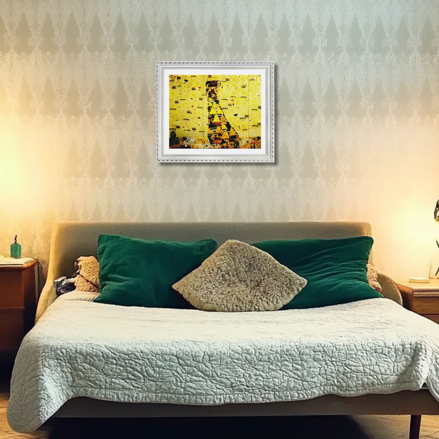 Gustav Klimt Wall Art The Expectation Poster Framed Klimt Art