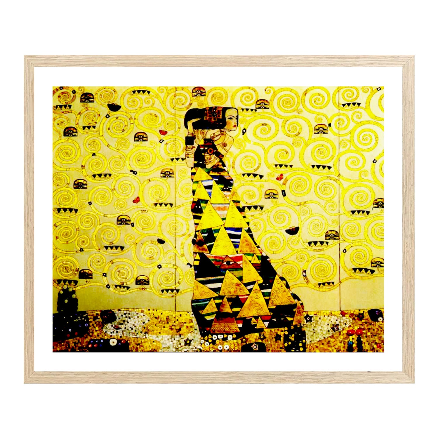 Gustav Klimt Wall Art The Expectation Poster Framed Klimt Art