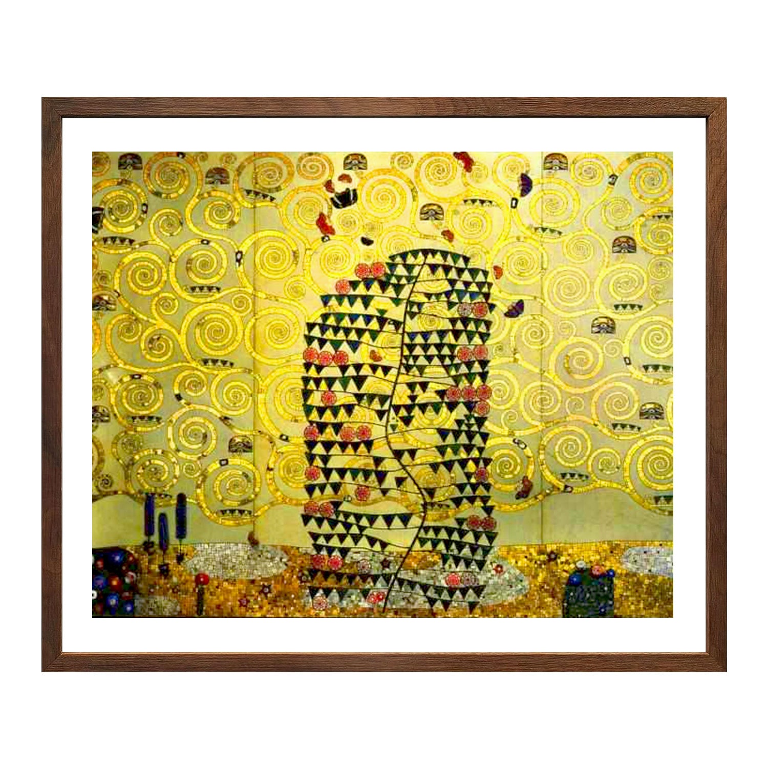 Gustav Klimt Wall Art Stoclet Frieze Poster Framed Klimt Art