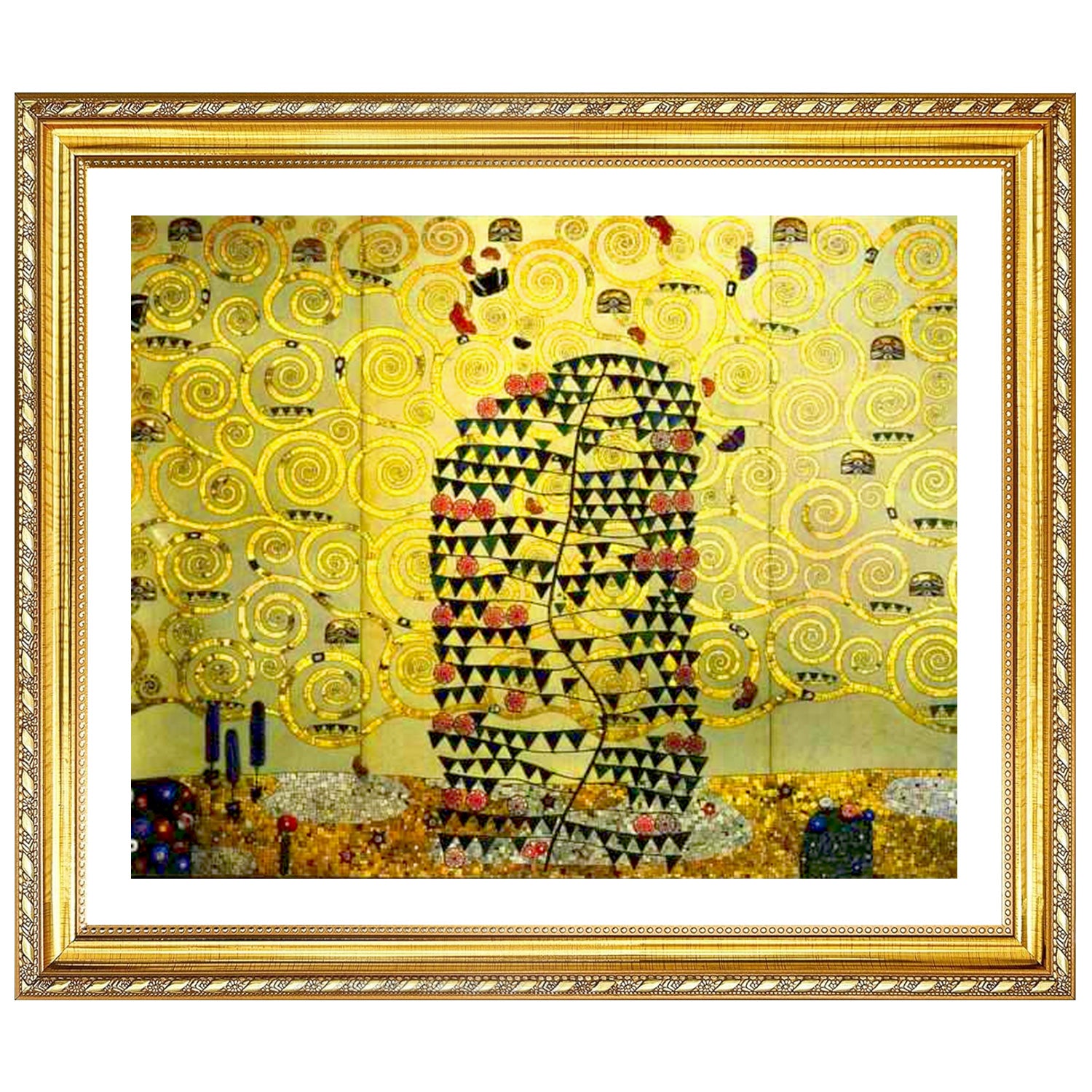 Gustav Klimt Wall Art Stoclet Frieze Poster Framed Klimt Art