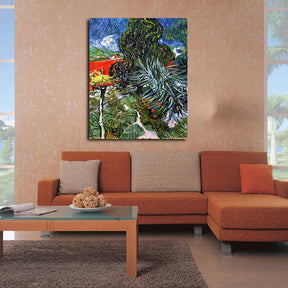 Doctor Gachet s Garden in Auvers Canvas Art
