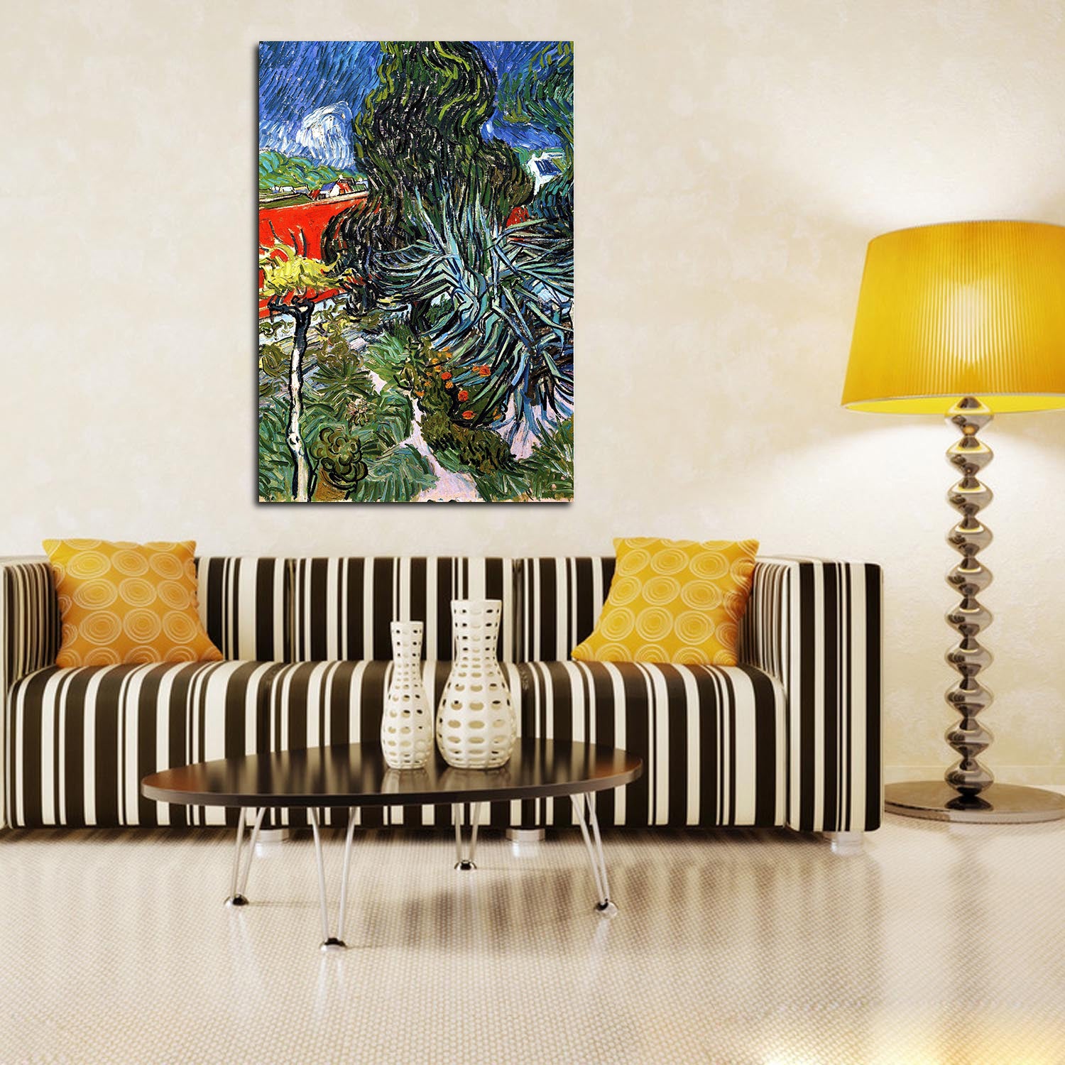 Doctor Gachet s Garden in Auvers Canvas Art