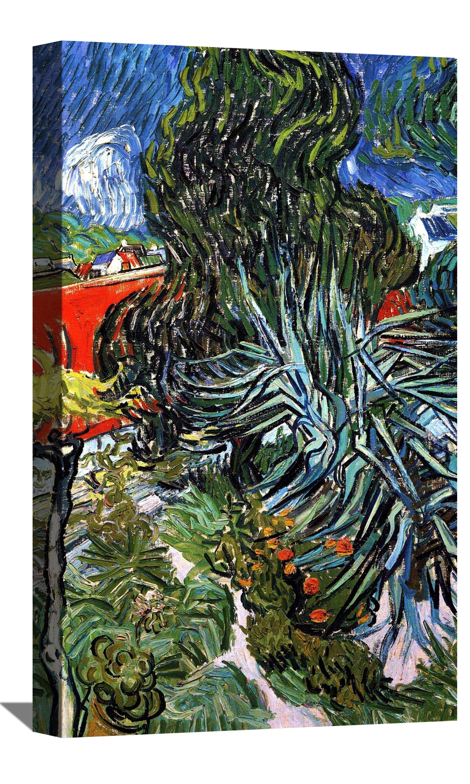 Doctor Gachet s Garden in Auvers Canvas Art