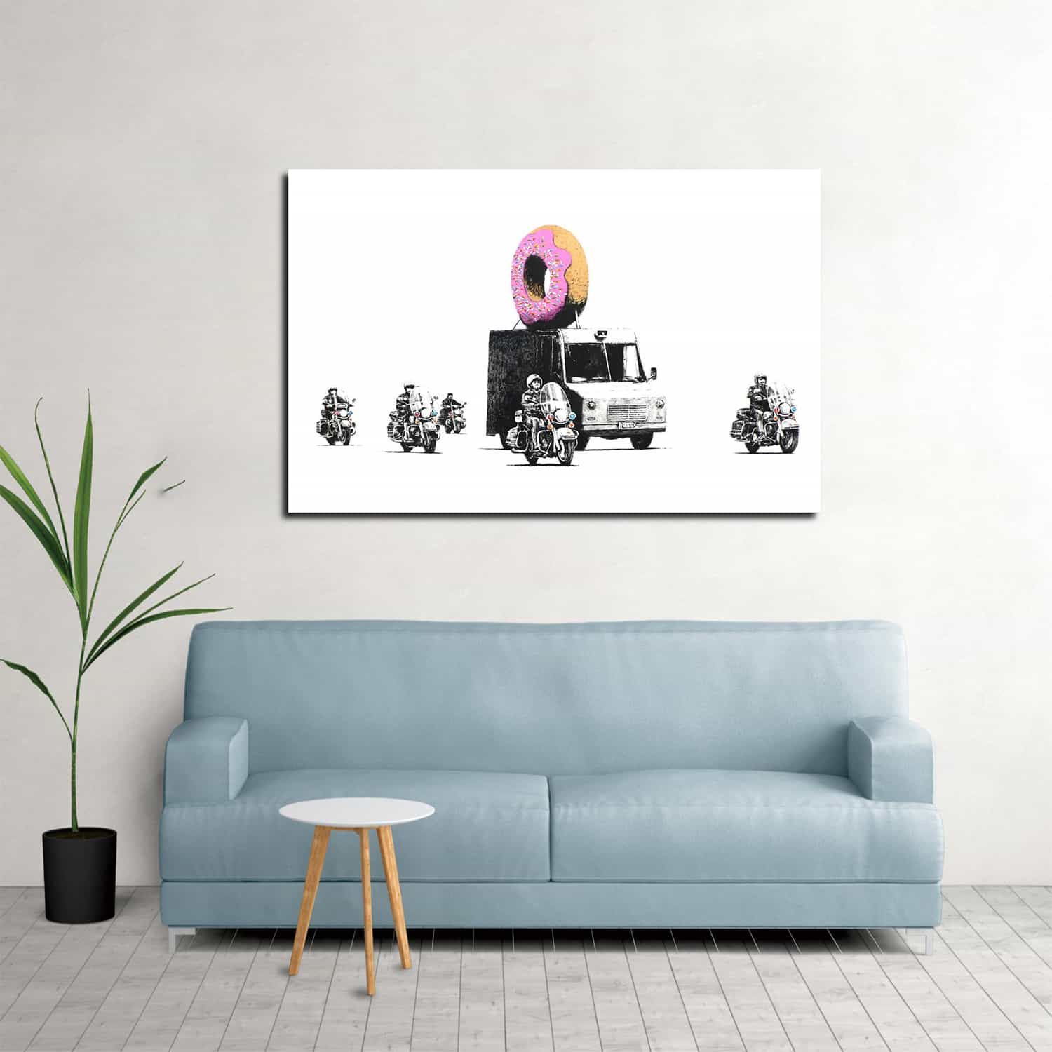 Donut Police Canvas Art