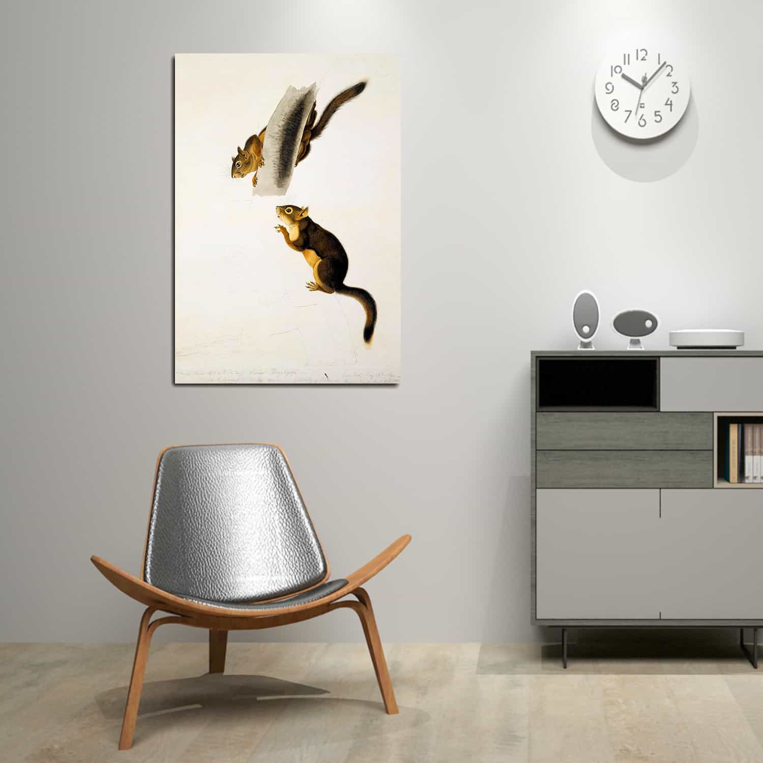 Douglas Squirrel Canvas Art