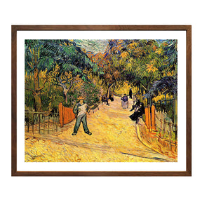 Vincent Van Gogh Entrance To Park Wall Art Van Gogh Poster