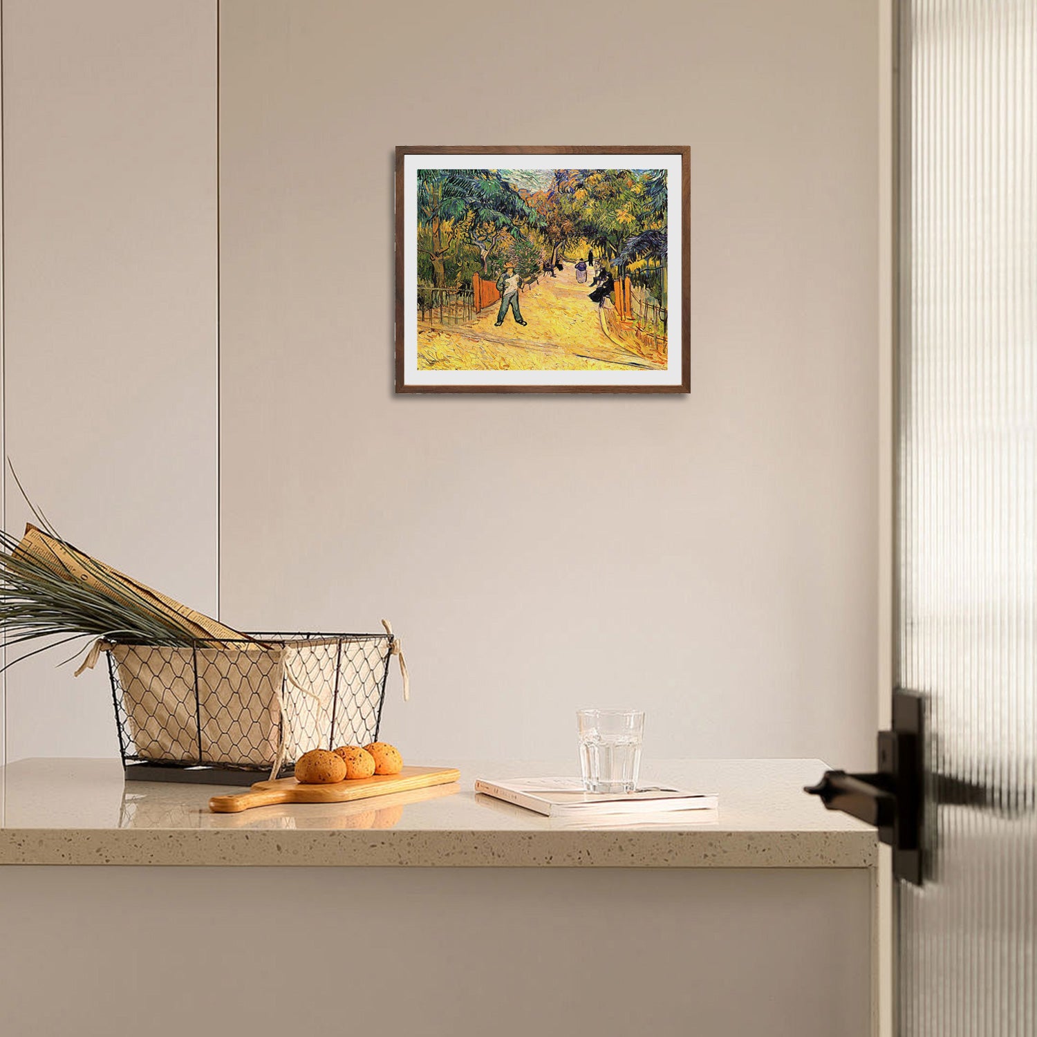 Vincent Van Gogh Entrance To Park Wall Art Van Gogh Poster