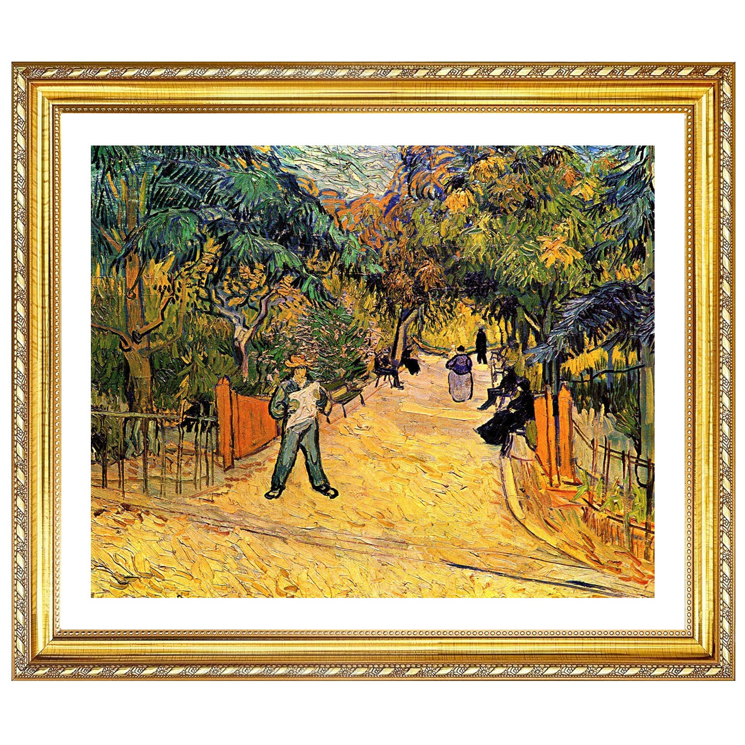 Vincent Van Gogh Entrance To Park Wall Art Van Gogh Poster