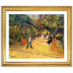 Vincent Van Gogh Entrance To Park Wall Art Van Gogh Poster