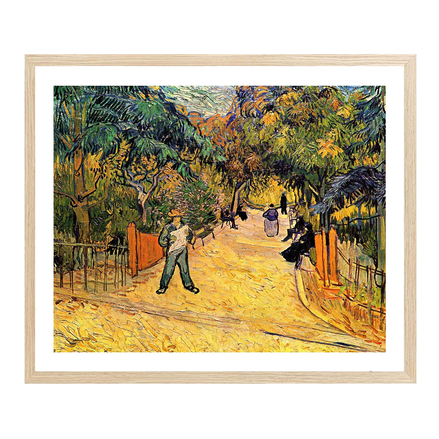 Vincent Van Gogh Entrance To Park Wall Art Van Gogh Poster
