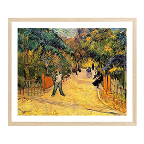 Vincent Van Gogh Entrance To Park Wall Art Van Gogh Poster