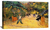 Entrance to the Public Park in Arles Canvas Art