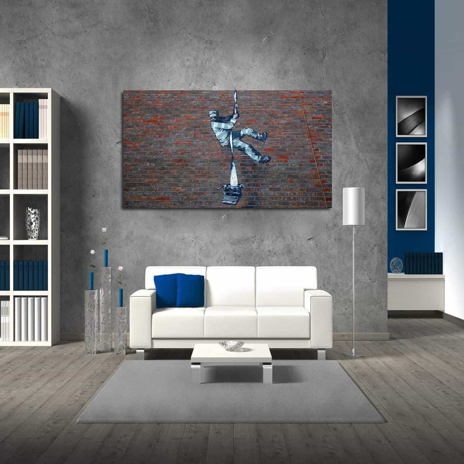 Escaping Prisoner Canvas Art