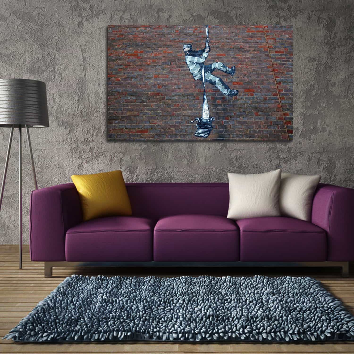 Escaping Prisoner Canvas Art