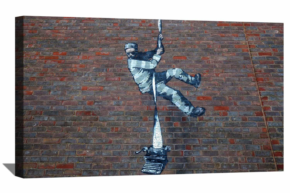 Escaping Prisoner Canvas Art