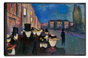 Evening on Karl Johan Street Canvas Art