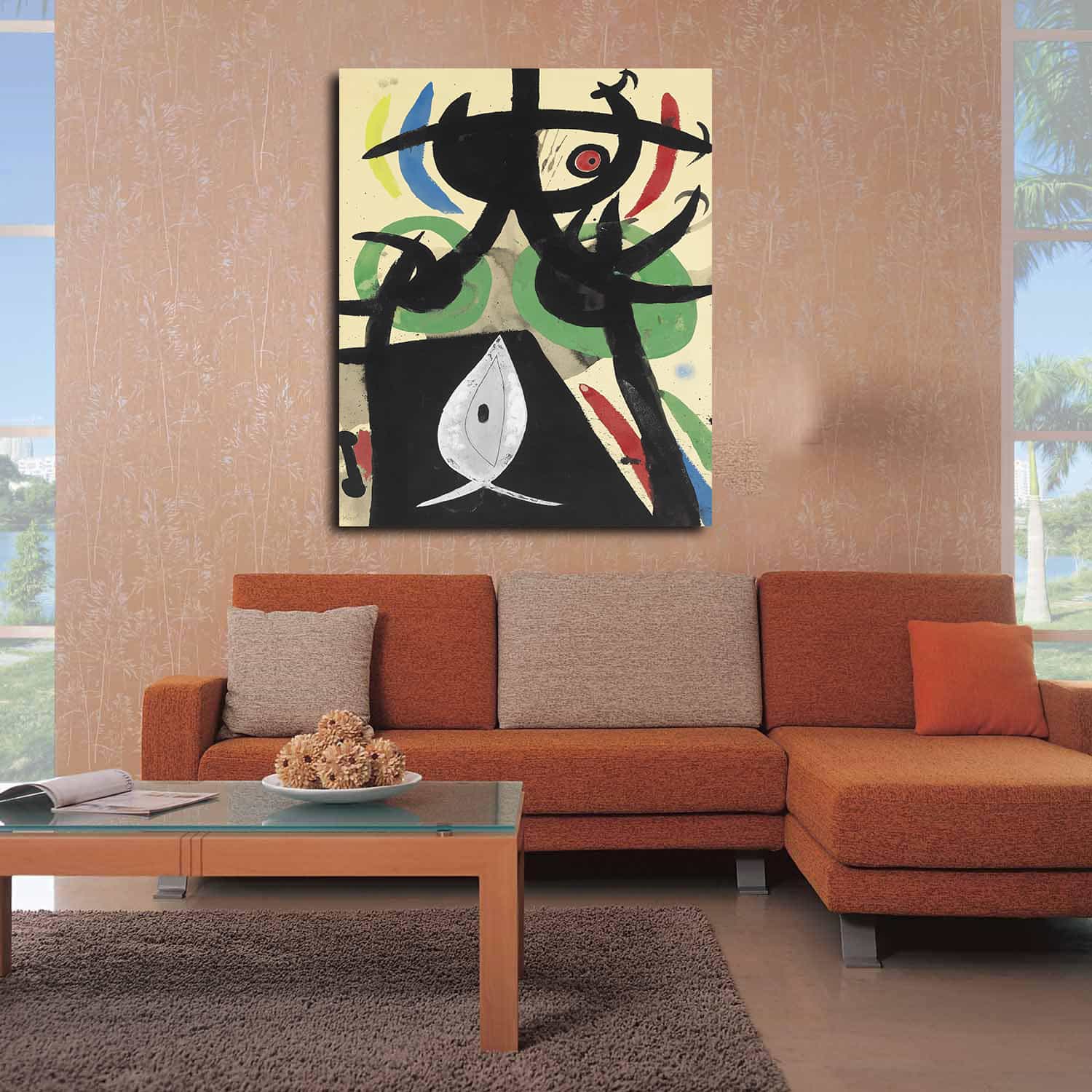 The Woman Canvas Art