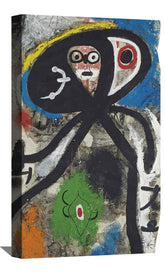 Women And Birds At Night Canvas Art