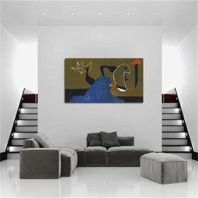 The Woman Sitting Canvas Art