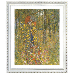 Gustav Klimt Wall Art Farm Garden With Crucifix Poster Framed Klimt Art