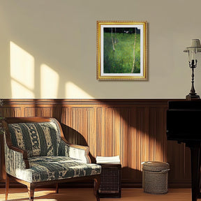 Gustav Klimt Wall Art Farmhouse With Birch Poster Framed Klimt Art