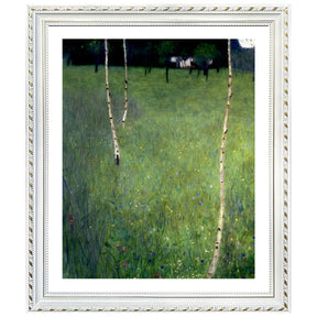 Gustav Klimt Wall Art Farmhouse With Birch Poster Framed Klimt Art