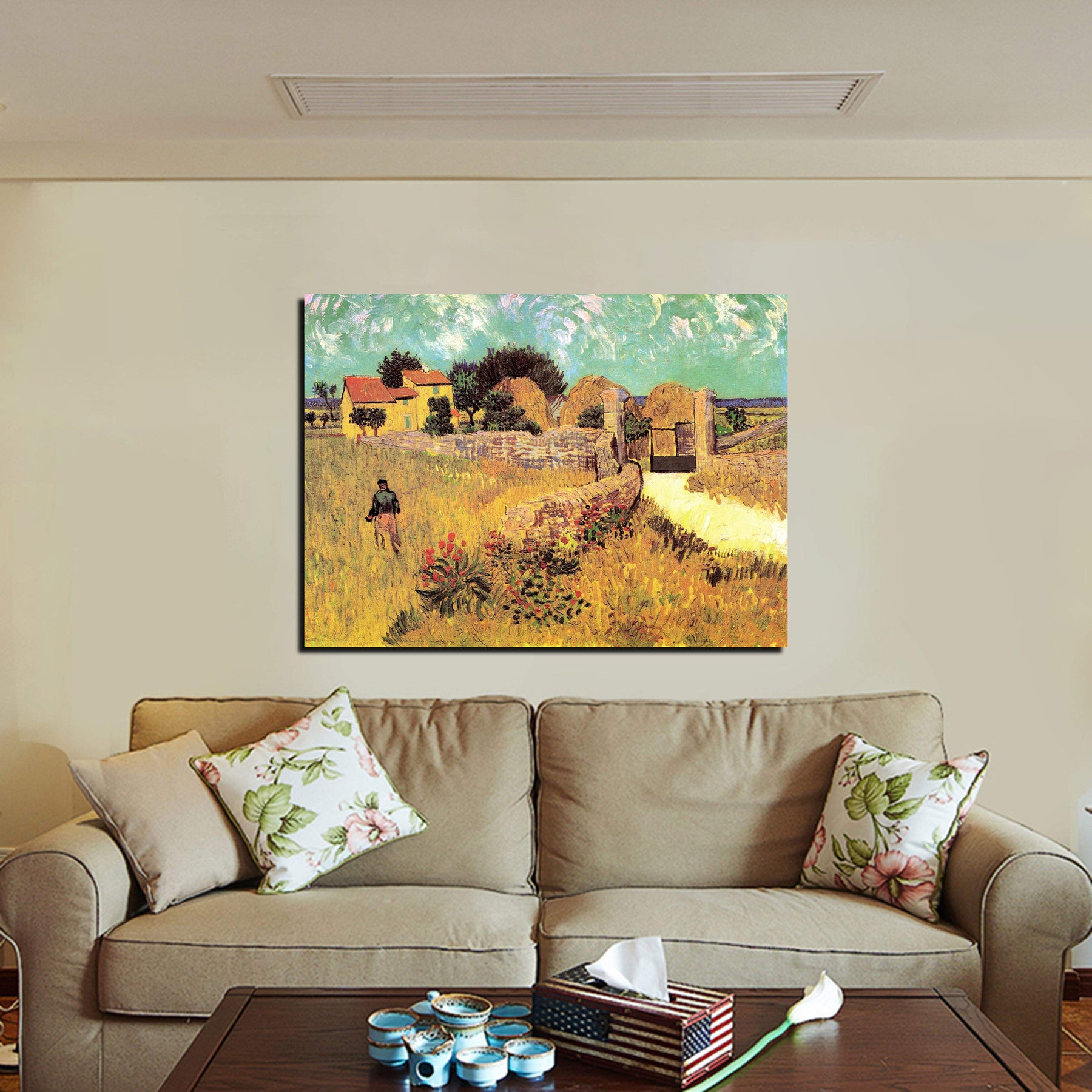 Farmhouse in Provence Canvas Art