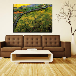 Field of Spring Wheat at Sunrise Canvas Art