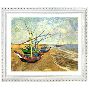 Vincent Van Gogh Fishing Boats Wall Art Van Gogh Poster