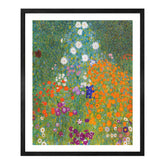 Gustav Klimt Wall Art Flower Garden Poster Framed Klimt Art