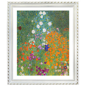 Gustav Klimt Wall Art Flower Garden Poster Framed Klimt Art