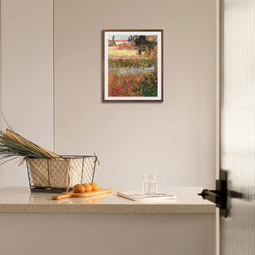 Vincent Van Gogh Flowering Garden Wall Art Van Gogh Poster