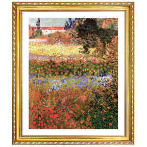 Vincent Van Gogh Flowering Garden Wall Art Van Gogh Poster