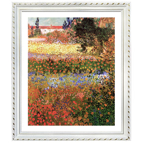 Vincent Van Gogh Flowering Garden Wall Art Van Gogh Poster