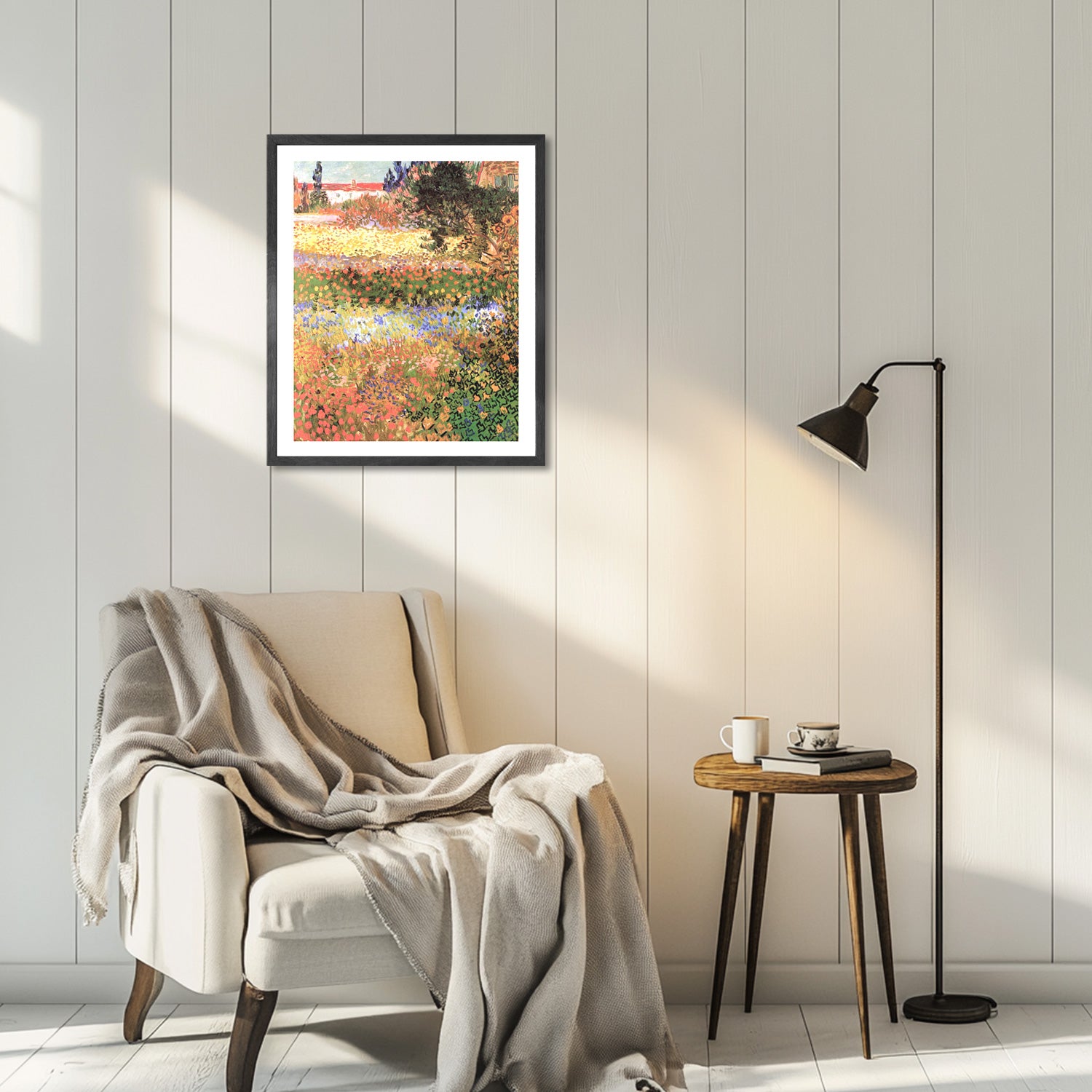 Vincent Van Gogh Flowering Garden Wall Art Van Gogh Poster